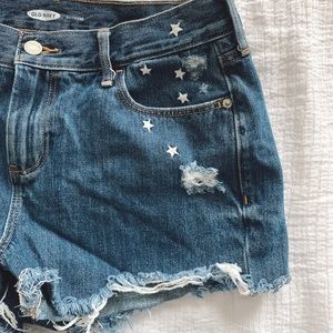 Denim shorts